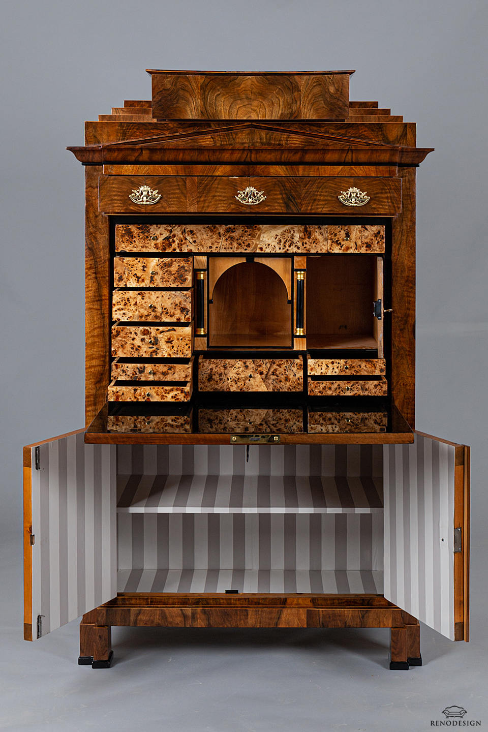 Klapsekretář biedermeier RENODESIGN