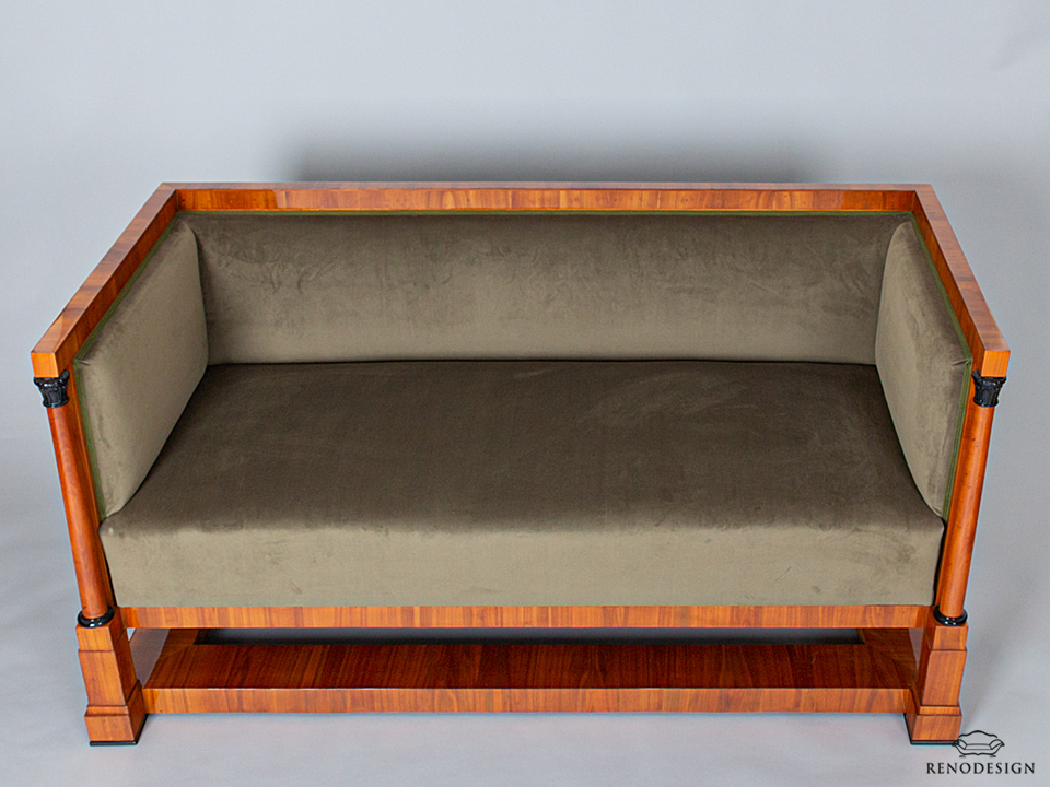 Restaurování sedačky biedermeier RENODESIGN