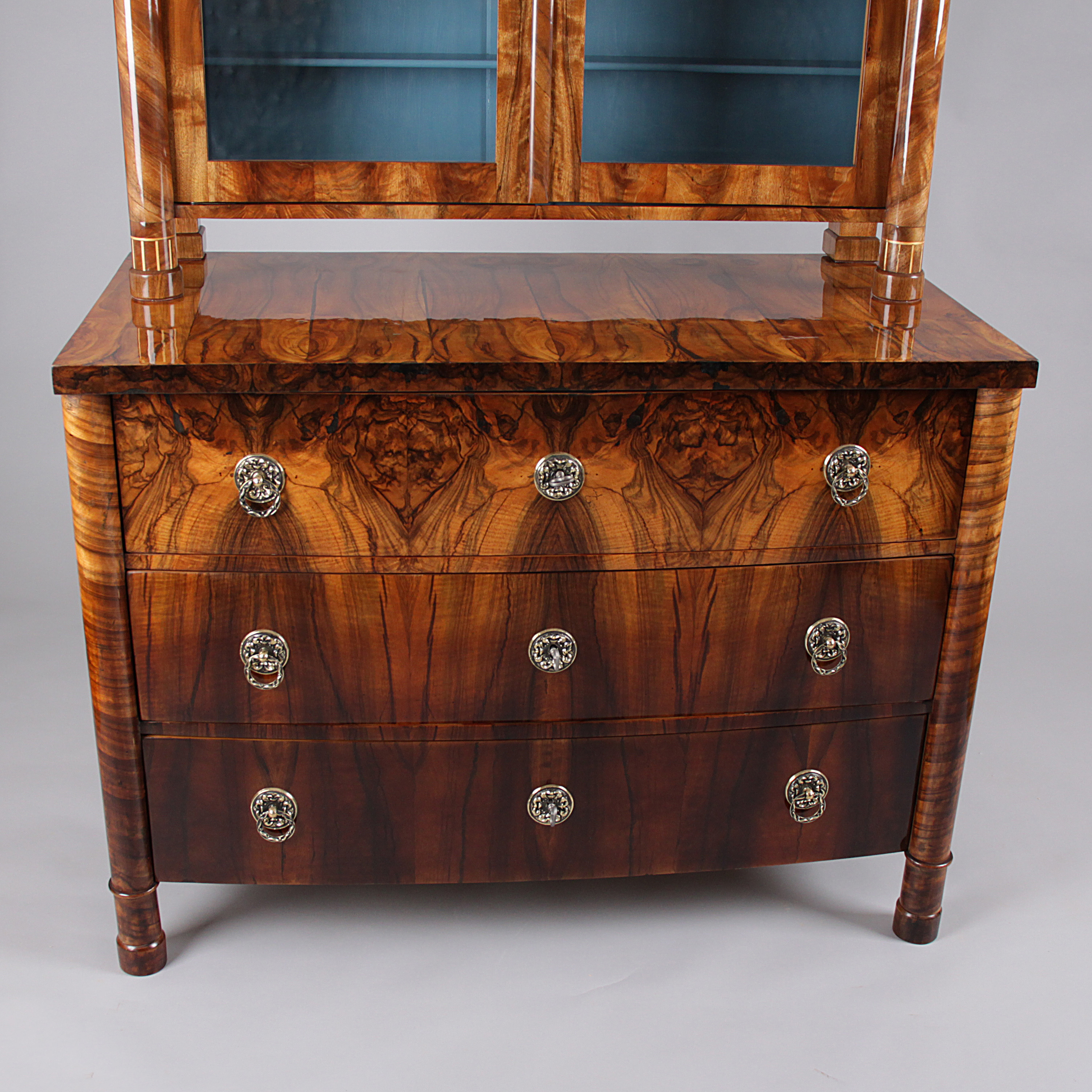 Komoda s nástavbou biedermeier