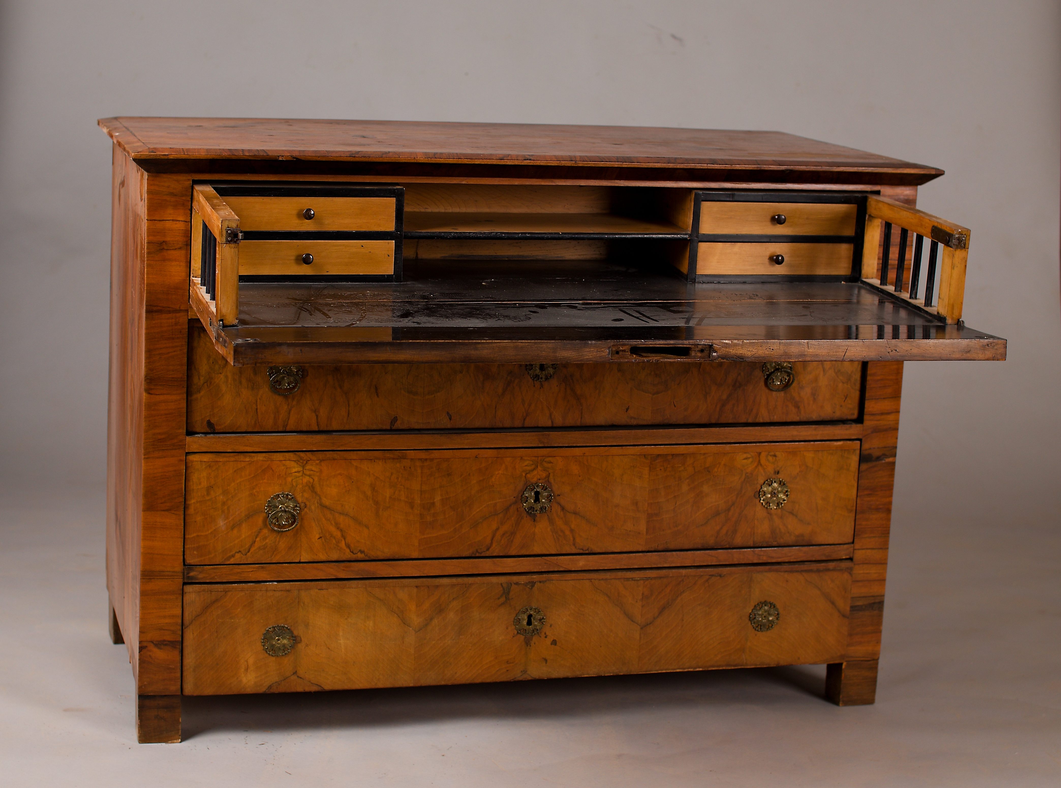 Komoda biedermeier psací