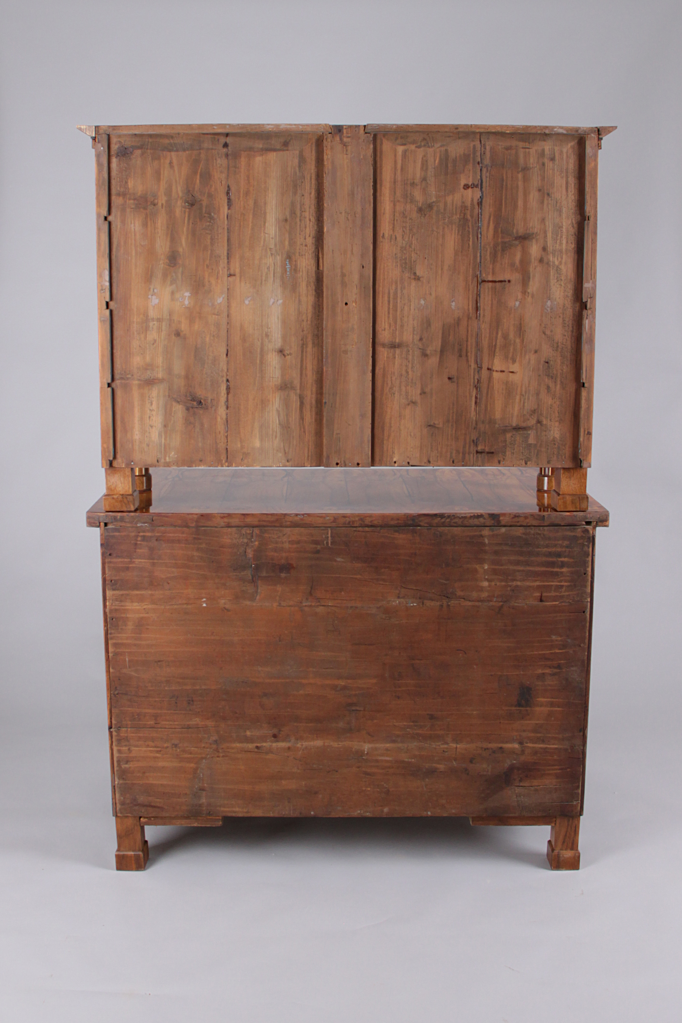 Komoda s nástavbou biedermeier
